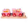 Bigjigs Rail Pink 123 Engine