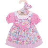Bigjigs Toys Pink Floral Dress (for Size Large Dolls)