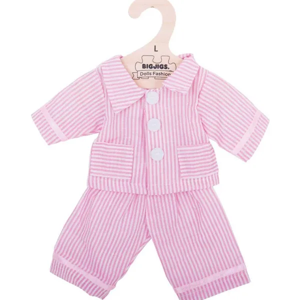 Bigjigs Toys Pink Pyjamas (for Size Large Doll)