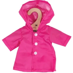 Bigjigs Toys Pink Raincoat (for Size Medium Doll)