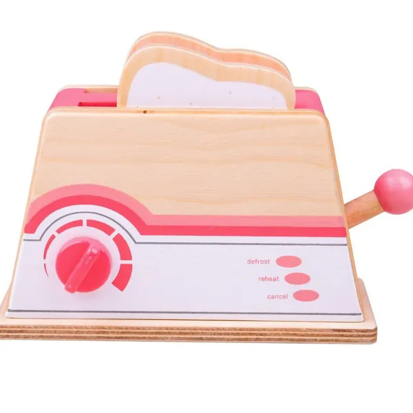 Bigjigs Toys Pink Toaster