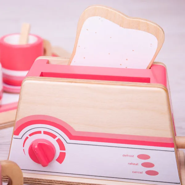Bigjigs Toys Pink Toaster
