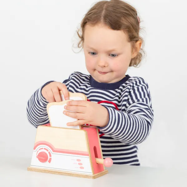 Bigjigs Toys Pink Toaster