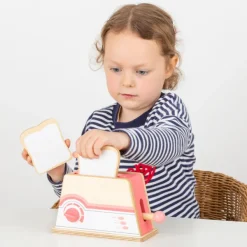 Bigjigs Toys Pink Toaster