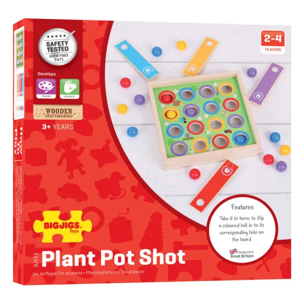 Bigjigs Toys Plant Pot Shot