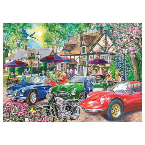 House of Puzzles Plough Inn - BIG 500 Piece Jigsaw Puzzle