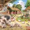 House of Puzzles Poppy's Piglets - BIG 500 Piece Jigsaw Puzzle