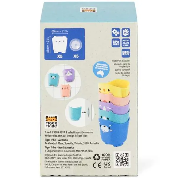 Tiger Tribe Pour & Play - Animal Cups