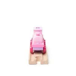 Bigjigs Rail Powerful Pink Loco (Battery Operated)