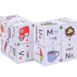 ZooBooKoo Pre-School Cube Book Pack - Alphabet and Numbers Cubes