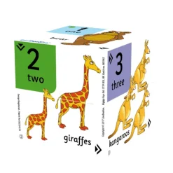 ZooBooKoo Pre-School Cube Book Pack - Alphabet and Numbers Cubes