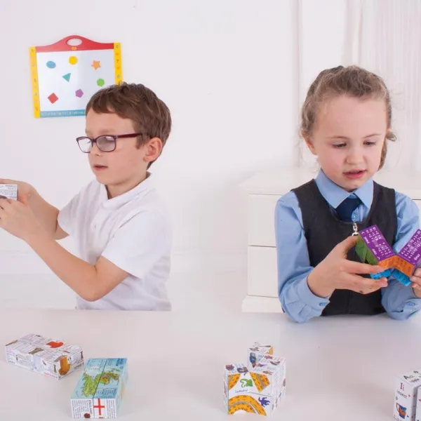 ZooBooKoo Pre-School Cube Book Pack - Alphabet and Numbers Cubes