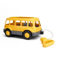 Green Toys Pull Along School Bus Wagon