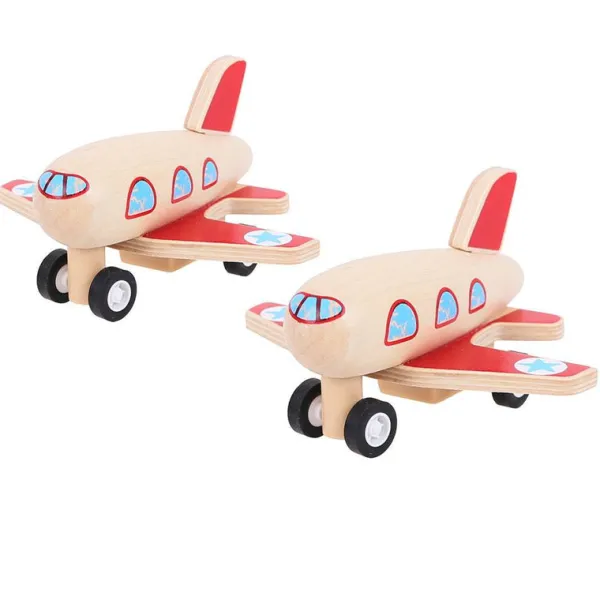 Bigjigs Toys Pull Back Planes (Pack of 2)
