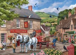 House of Puzzles Pulling Their Weight - BIG 500 Piece Jigsaw Puzzle