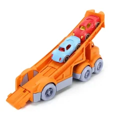NONE Racing Truck with 2 Race Cars - DAMAGED BOX