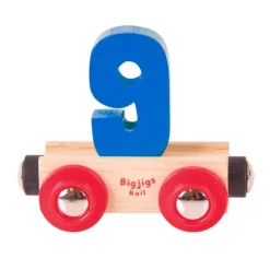 Bigjigs Rail Rail Name Letters and Numbers - 9