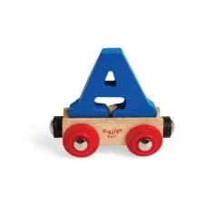 Bigjigs Rail Rail Name Letters and Numbers - A