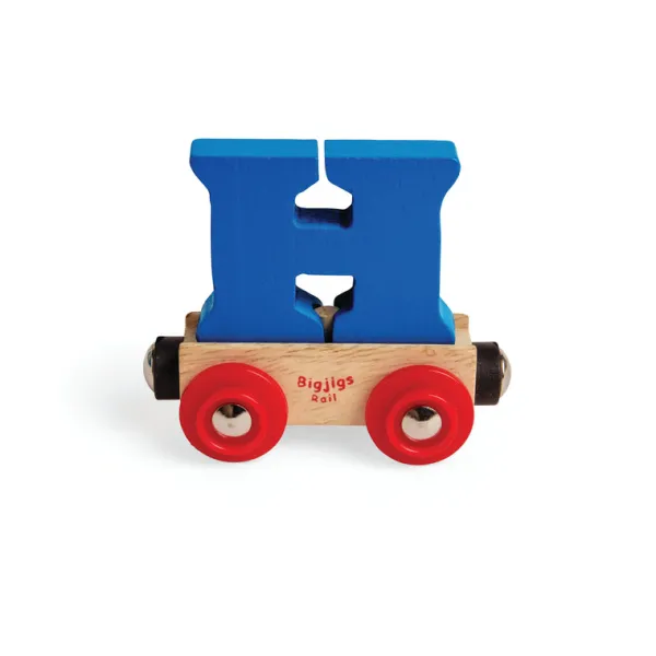 Bigjigs Rail Rail Name Letters and Numbers - H