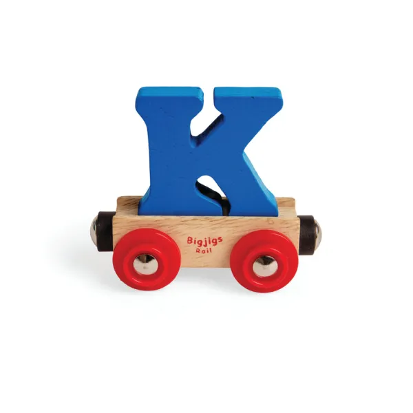 Bigjigs Rail Rail Name Letters and Numbers - K