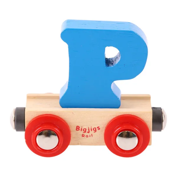 Bigjigs Rail Rail Name Letters and Numbers - P