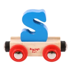 Bigjigs Rail Rail Name Letters and Numbers - S