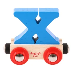 Bigjigs Rail Rail Name Letters and Numbers - X