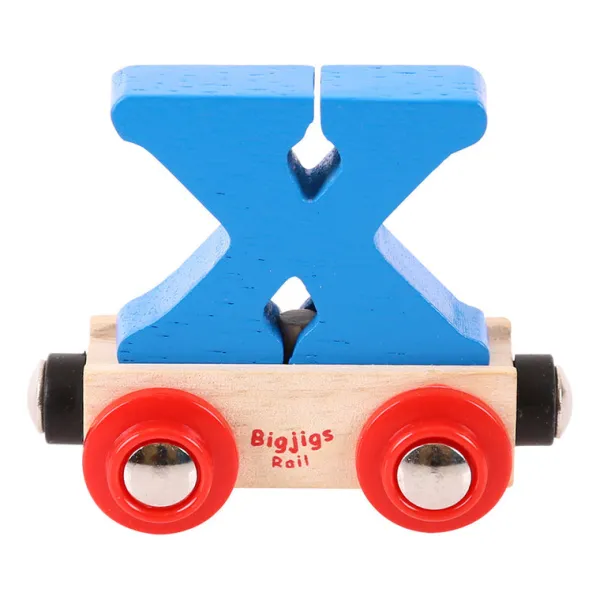 Bigjigs Rail Rail Name Letters and Numbers - X