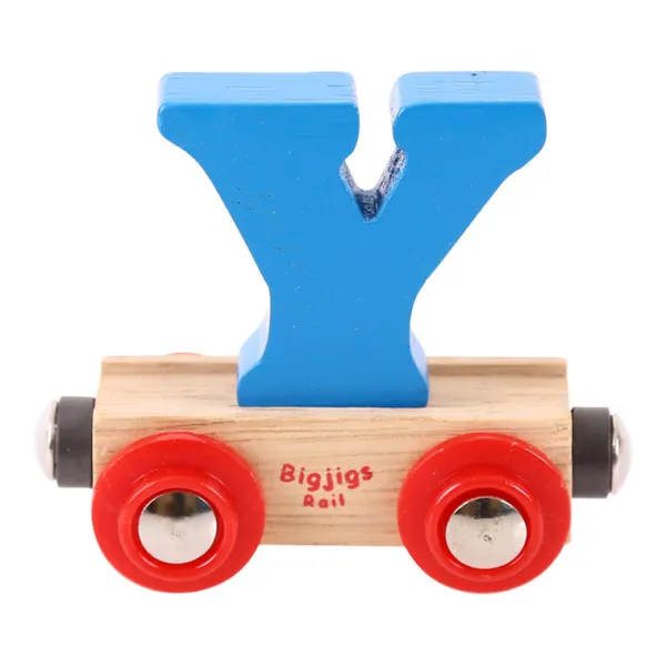 Bigjigs Rail Rail Name Letters and Numbers - Y