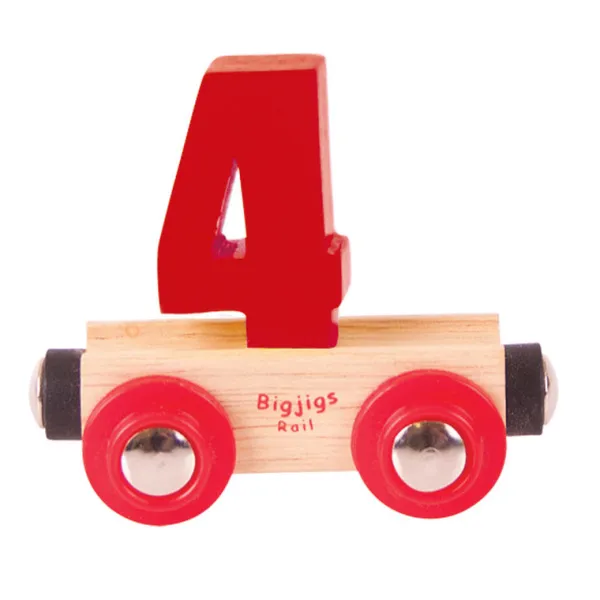 Bigjigs Rail Rail Name Letters and Numbers - 4