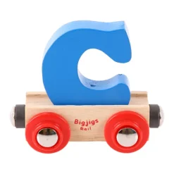 Bigjigs Rail Rail Name Letters and Numbers - C