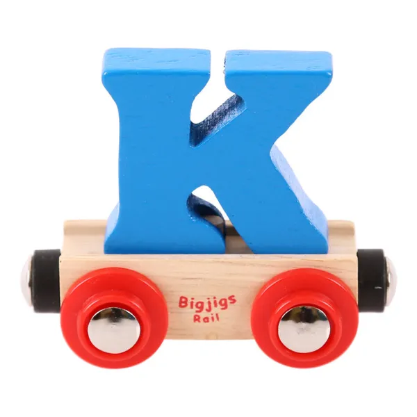 Bigjigs Rail Rail Name Letters and Numbers - K