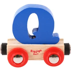 Bigjigs Rail Rail Name Letters and Numbers - Q