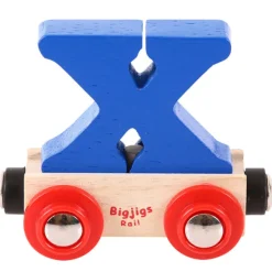 Bigjigs Rail Rail Name Letters and Numbers - X
