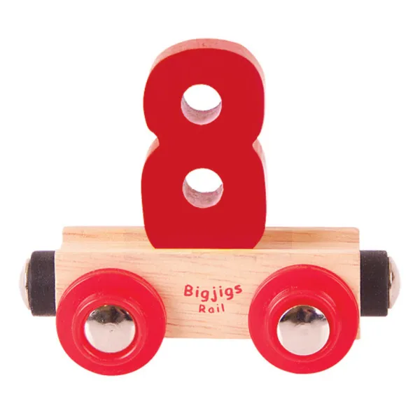 Bigjigs Rail Rail Name Letters and Numbers - 8