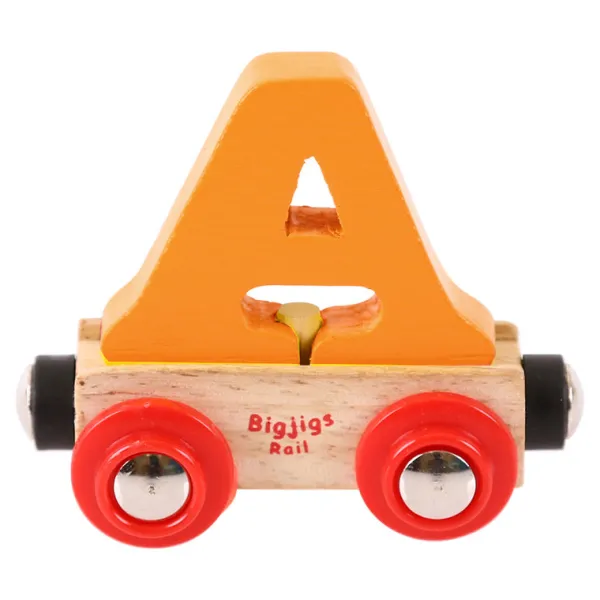 Bigjigs Rail Rail Name Letters and Numbers - A