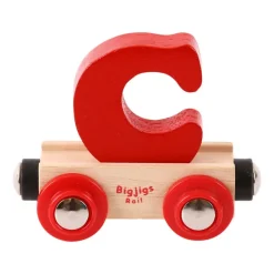 Bigjigs Rail Rail Name Letters and Numbers - C