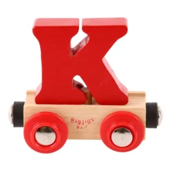 Bigjigs Rail Rail Name Letters and Numbers - K