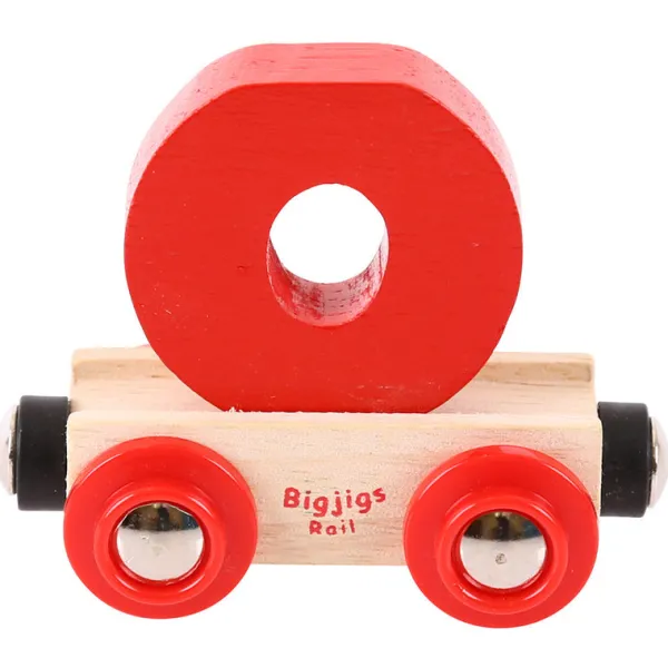 Bigjigs Rail Rail Name Letters and Numbers - O