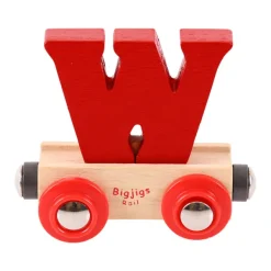 Bigjigs Rail Rail Name Letters and Numbers - W