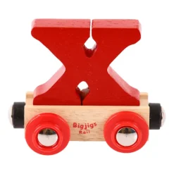 Bigjigs Rail Rail Name Letters and Numbers - X