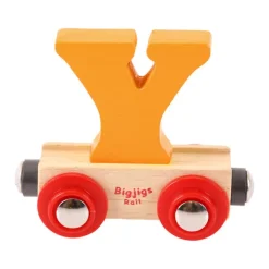 Bigjigs Rail Rail Name Letters and Numbers - Y