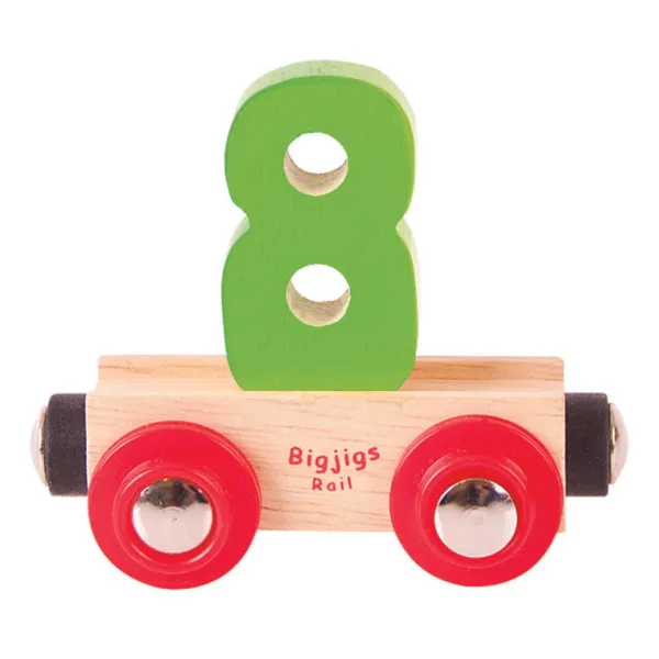 Bigjigs Rail Rail Name Letters and Numbers - 8
