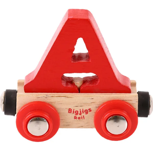 Bigjigs Rail Rail Name Letters and Numbers - A