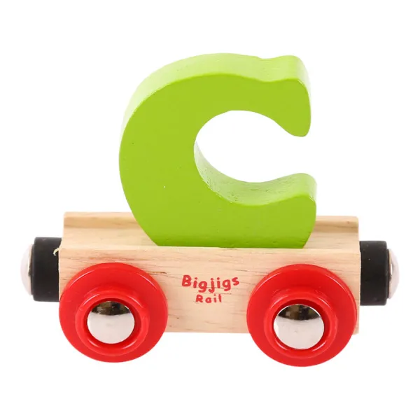 Bigjigs Rail Rail Name Letters and Numbers - C