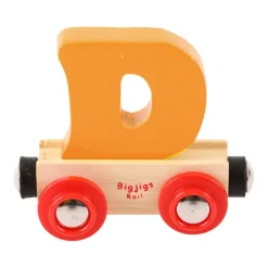 Bigjigs Rail Rail Name Letters and Numbers - D