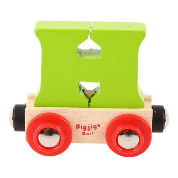 Bigjigs Rail Rail Name Letters and Numbers - H