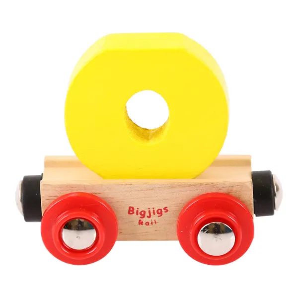 Bigjigs Rail Rail Name Letters and Numbers - O