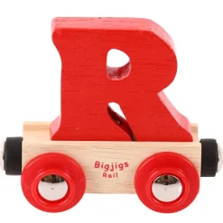 Bigjigs Rail Rail Name Letters and Numbers - R