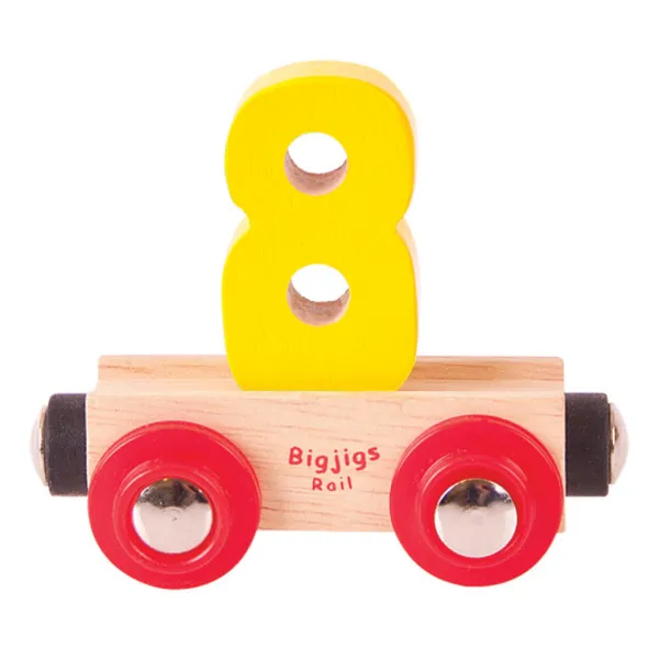 Bigjigs Rail Rail Name Letters and Numbers - 8